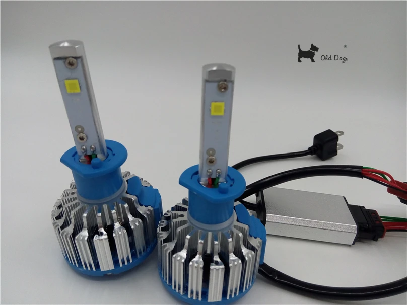 Оптовая продажа набора автомобильных светодиодных фонарей H1 Tailor-made High Power 60W 6000lm Xenon 6000K Super Bright Car-styling Head Fog DRL Light Kit с бесплатной доставкой.