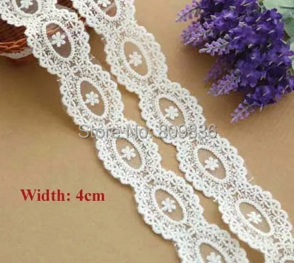 Хлопковое кружево Vovoka с цветочным принтом