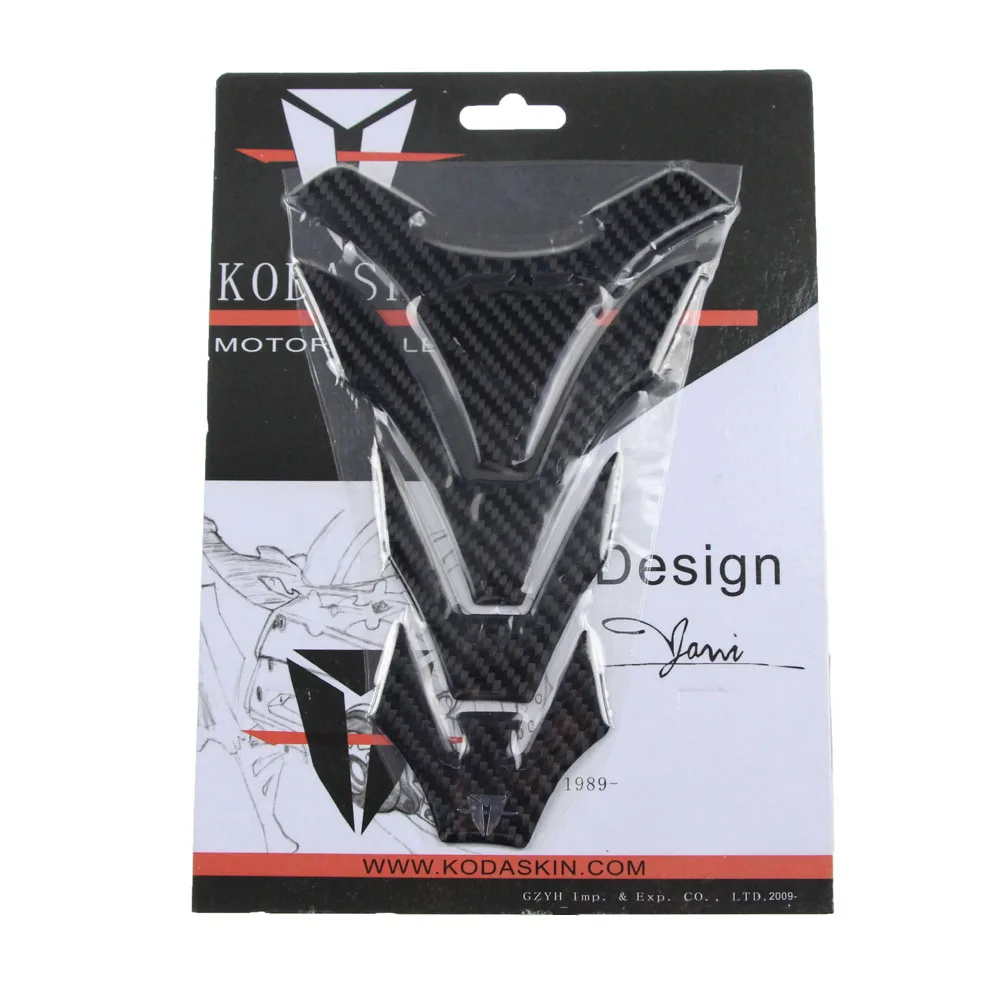 

KODASKIN 3D Tank Pads Sticker Decal GRIPPER STOMP GRIPS EASY for YAMAHA YZF R3 (Black)
