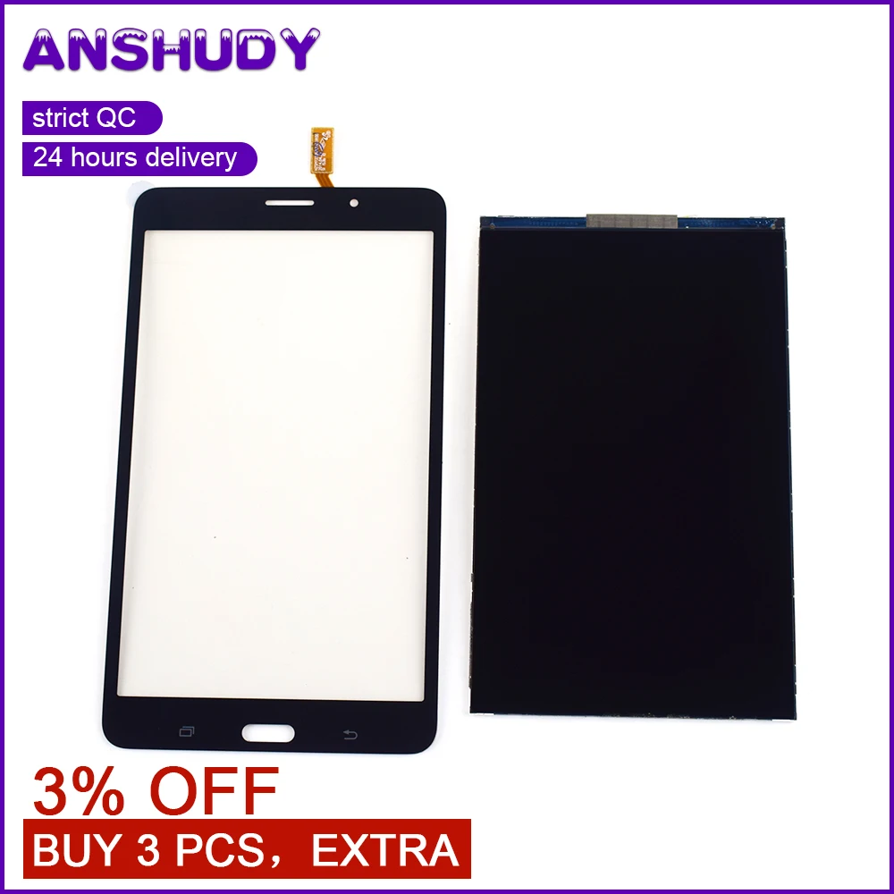 Для Samsung Galaxy Tab 4 7 0 SM T231 T235 сенсорный экран дигитайзер Сенсорное стекло + ЖК дисплей
