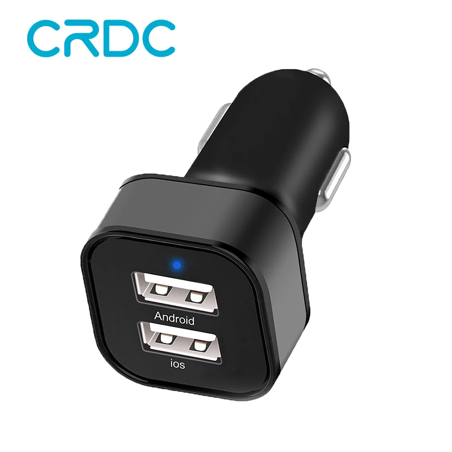 CRDC 4.8A Usb Автомобильное телефон Зарядное устройство двойной Порты быстро для iPhone