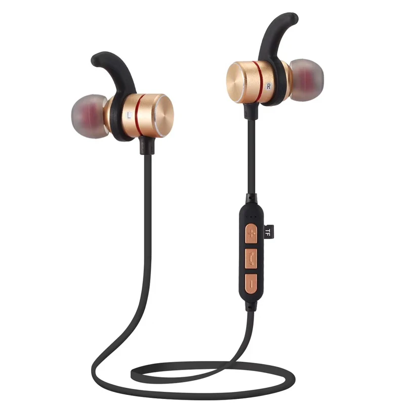 Wireless Earphones With TF In-Ear Ear Phones Bluetooth Fone De Ouvido Magnetic Attraction HiFi earphone For Mobile Phone | Электроника