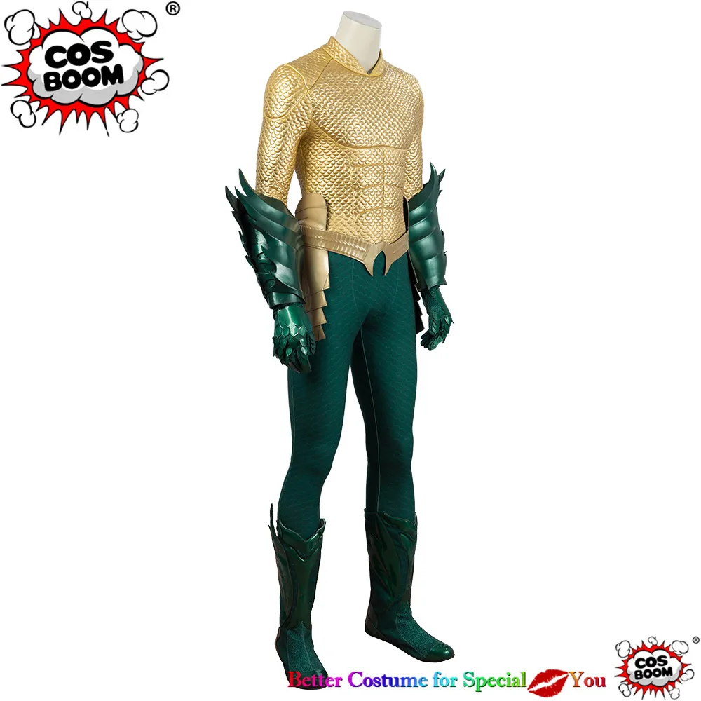 Костюм COSBOOM Aquaman для взрослых мужской Карнавальный костюм супергероя на Хэллоуин