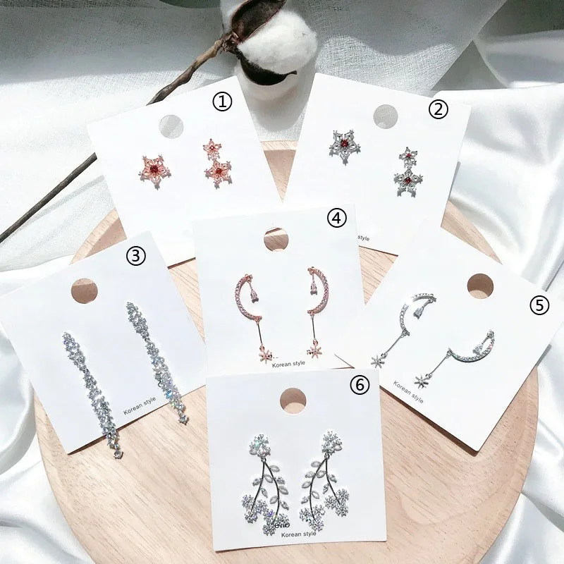 Женские Висячие серьги Boucle D'oreille корейские длинные висячие с блестящими
