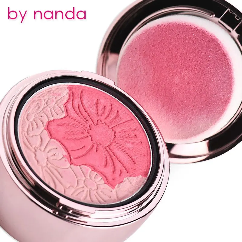 От NANDA Makeup пудра румяна для щек 4 цвета натуральный прессованная основа контроль
