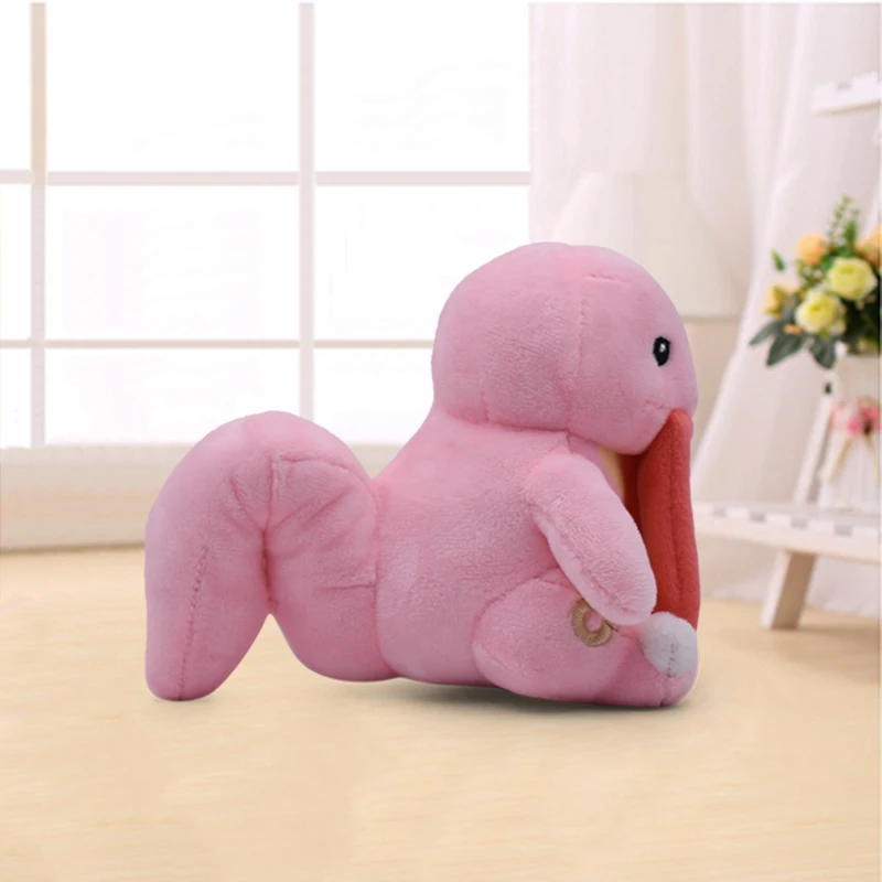 Аниме Lickitung плюшевая Мягкая кукла, детская игрушка мультфильм 12 см милый маленький розовый Lickitung мягкие животные Peluche Детский Рождественский подарок