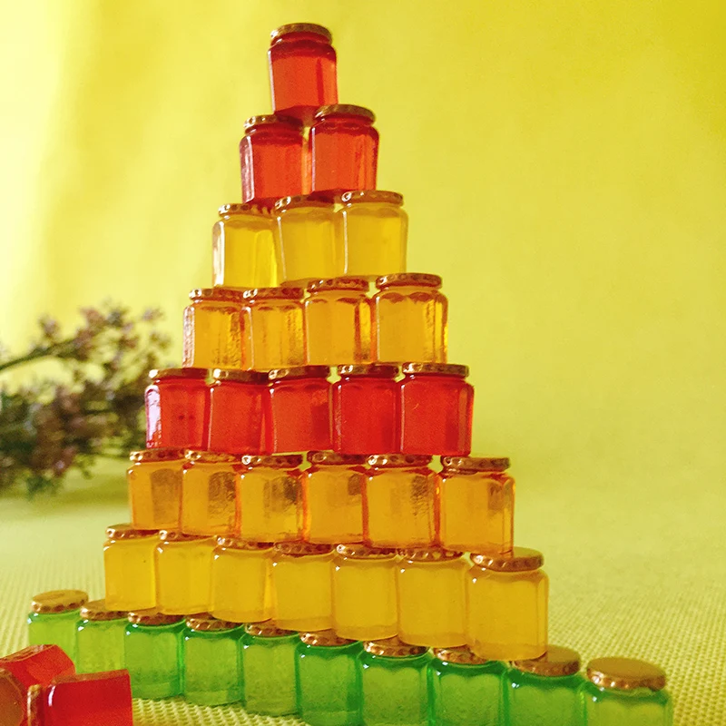 New ~ jam bottle/honey pot/кукольный домик/миниатюры/милый/Сказочный Садовый Гном/Террариум
