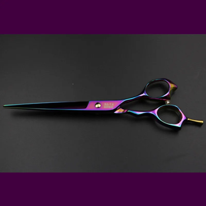 Ножницы для стрижки домашних животных 7 дюймов фиолетовый дракон|hair scissors|purple