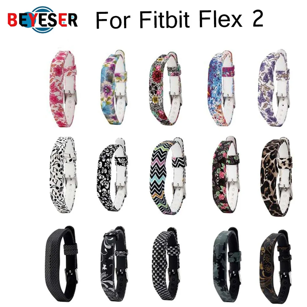 

Soft Silicone Adjustable Watchband Wristband Watch Wrist Band Strap Belt Replacement for Fitbit Flex 2 Flex2 Accessory New band