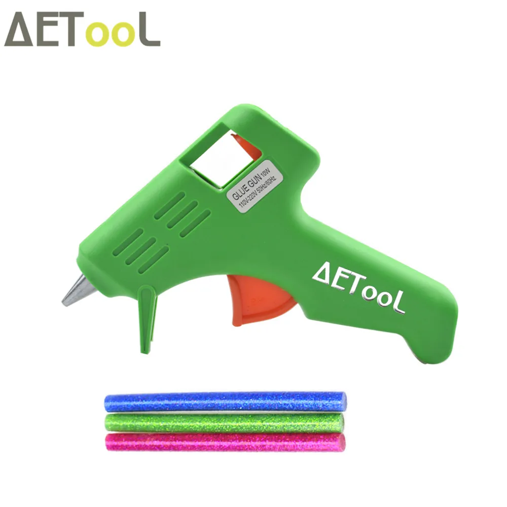 Aecool 10 Вт цветной термоплавкий клеевой пистолет термоэлектрический