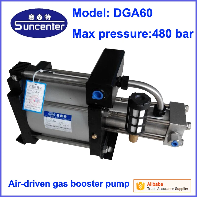 Suncenter DGA60 пневматический насос для газа азот/аргон/гелий|gas booster pump|booster pumpgas |