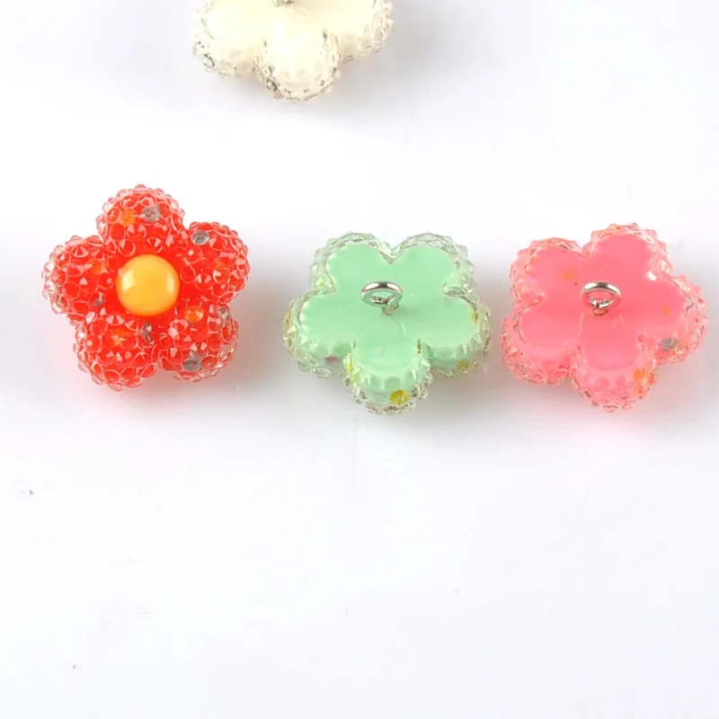 10 шт. разноцветные цветы в форме flatback полимерный альбом для вырезок из кабошона