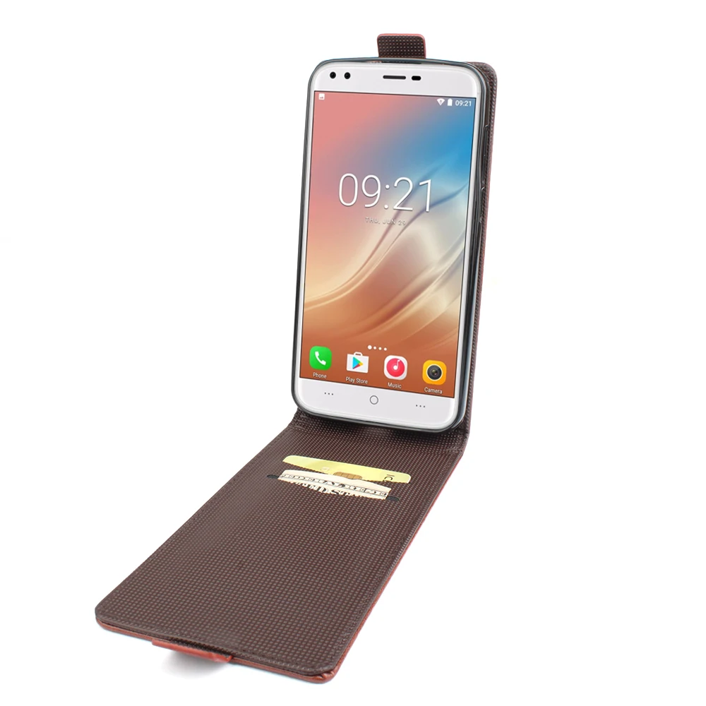 Чехол бумажник из искусственной кожи с откидной крышкой Doogee X30 чехол подставка
