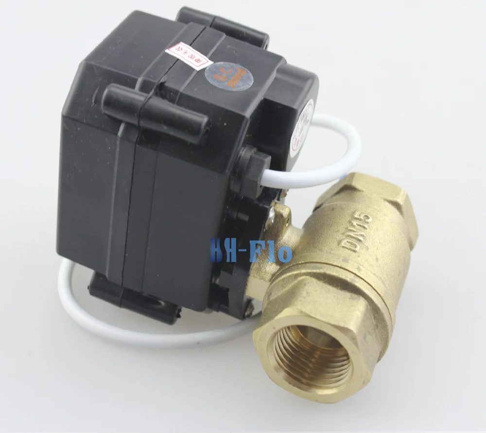 Новый 2 сторонний 1/2 &quotDN15 12 В/24 В постоянного тока латунь нормально закрытый/с