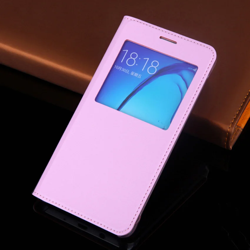 Pink Кожаный чехол-книжка для samsung Galaxy Grand Prime Grandprime SM G530 G530H G531 G531H G531F SM-G530H SM-G531H чехол для телефона - Цвет: Pink