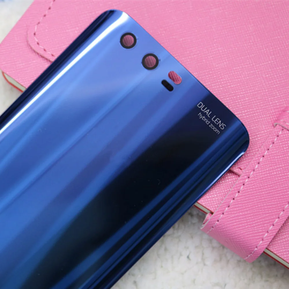 Для huawei P20 Lite стеклянная задняя крышка батарейного отсека для huawei Honor 9 10 Задняя стеклянная крышка для huawei P20 Pro Корпус задняя батарея Чехол