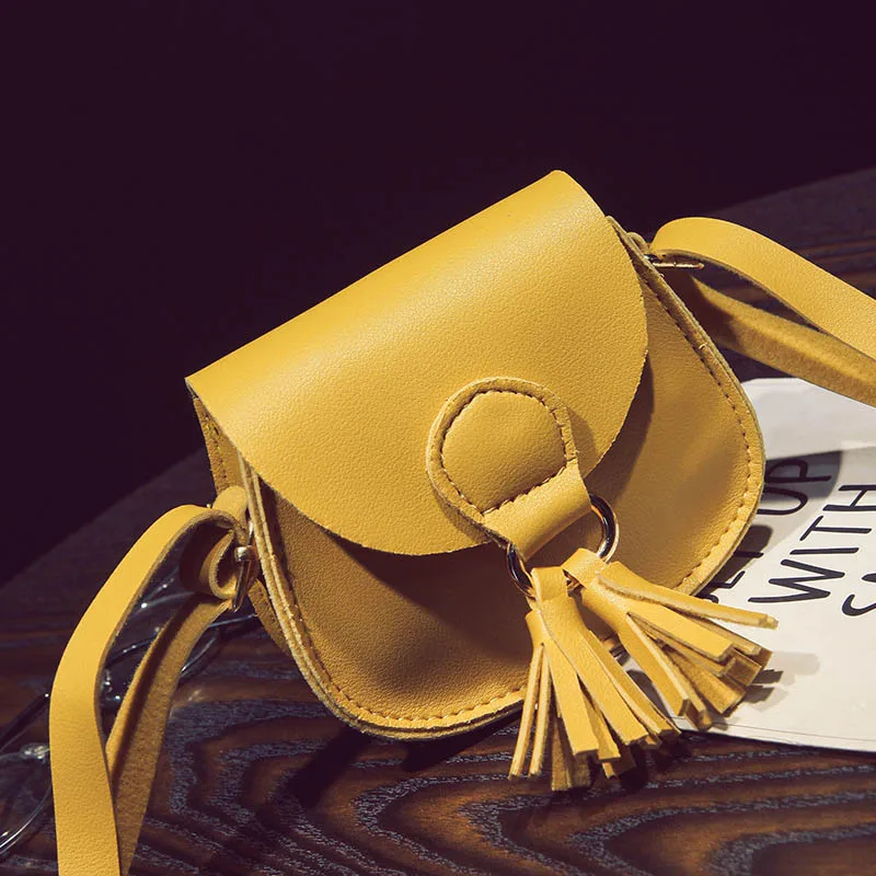 Модные мини для женщин Сумка кожаная одноцветное цвет ленточки украшения дамы