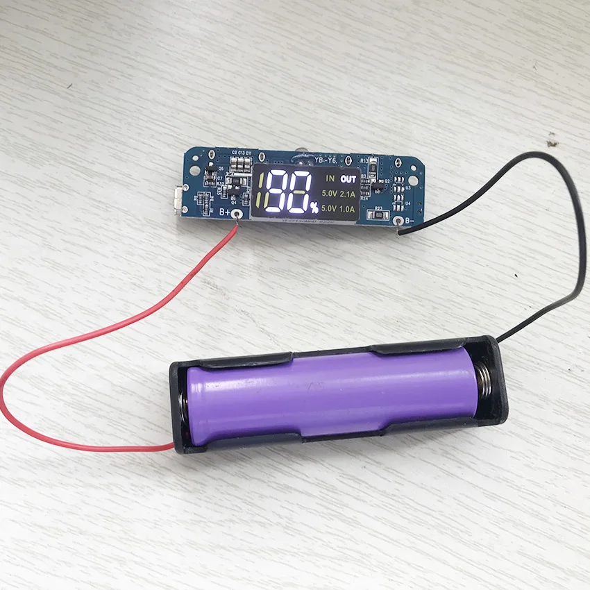ЖК-дисплей цифровой дисплей 5 В 1 А 2 зарядное устройство модуль DIY комплекты