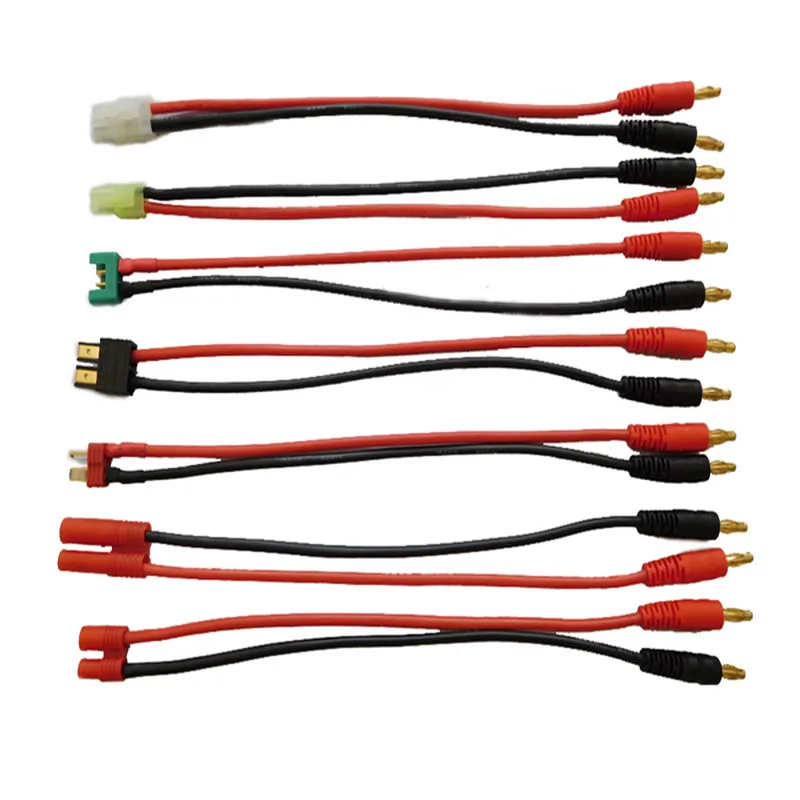 2 шт. зарядный кабель Tamiya/Mini Tamiya/MPX/TRX/XT Deans 4 мм