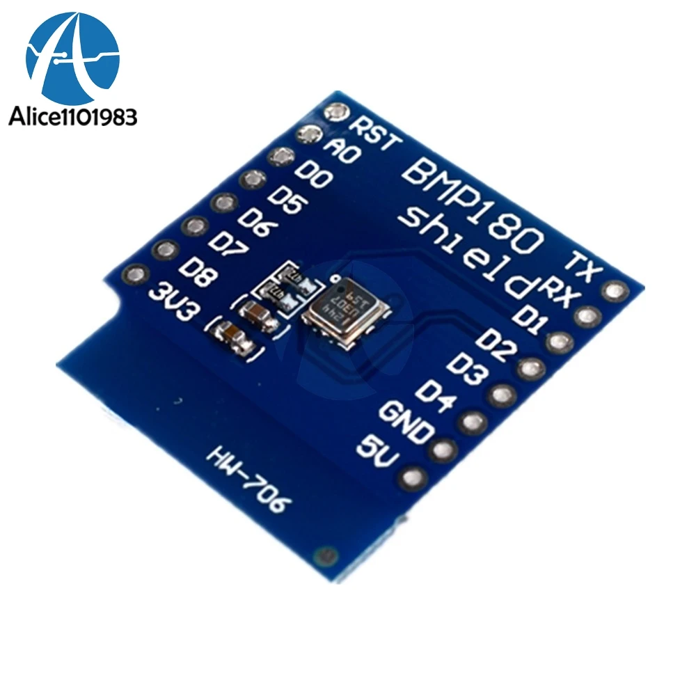 Плата цифрового датчика барометрического давления BMP180 для Wemos D1 MINI ESP8266 3 В/5 В