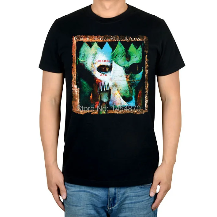 Harajuku Cool Art Wolf Paradise Lost Rock Brand t shirt Cotton Punk fitness Hardrock Metal black shirts camiseta ropa skateboard | Мужская