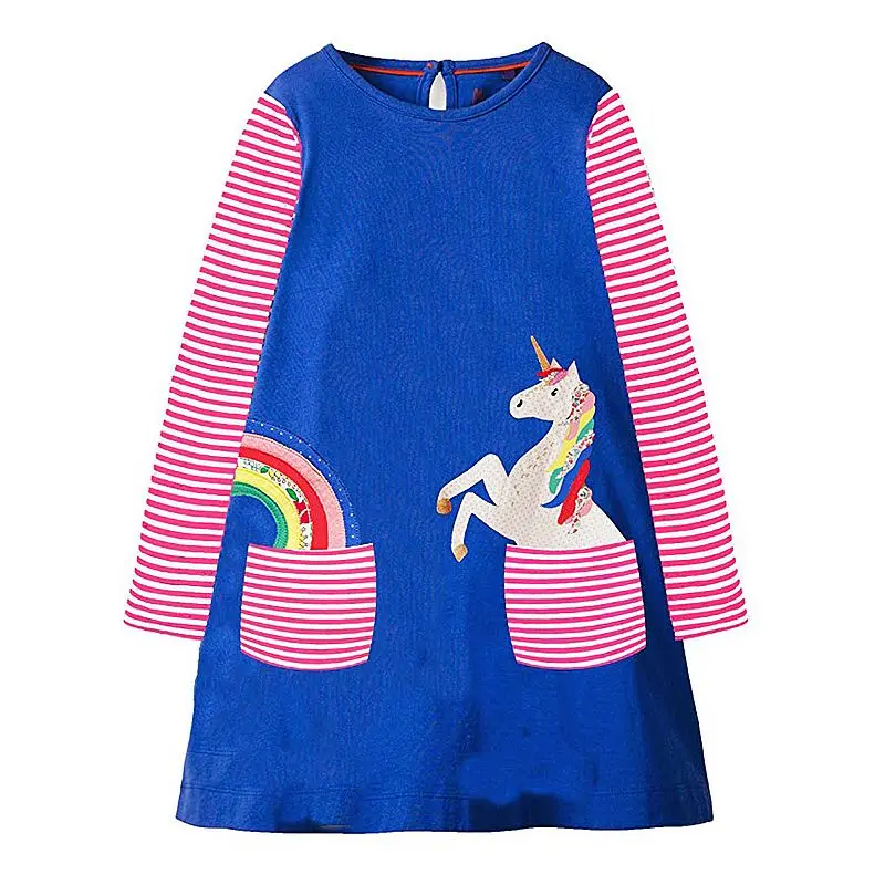 Jumping Meters Princess Alpaca Dress Baby Girl Clothes Kids Party Dresses for Girls Clothing Children Vestidos Christmas | Детская