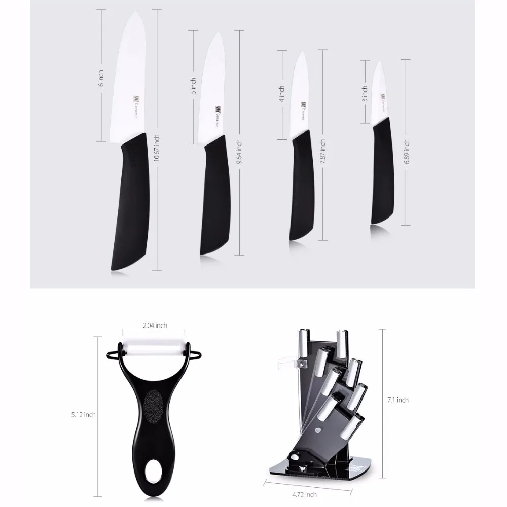 Набор кухонных ножей 6 в 1 набор для фруктов и овощей нескользящая ручка