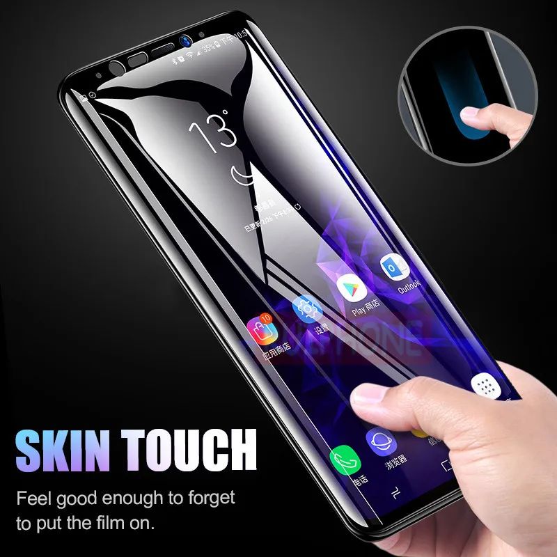 9D полное покрытие противоударное стекло для Samsung Galaxy S9 S8 Plus защита экрана