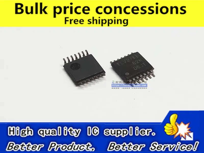 

10pcs/lot TLV274IDR SOP14 TLV2741 IC OPAMP GP 3MHZ RRO 14SOIC TLV274I
