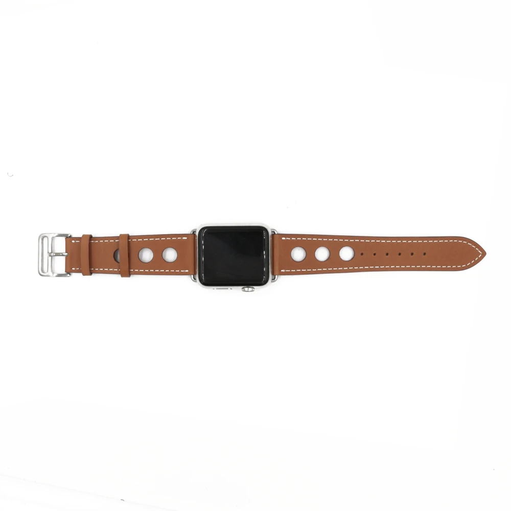 URVOI Одноместный Тур ралли группа для apple watch series 5 4 3 2 1 ремешок для iwatch гоночный ремешок для наручных часов Noir Gala кожа