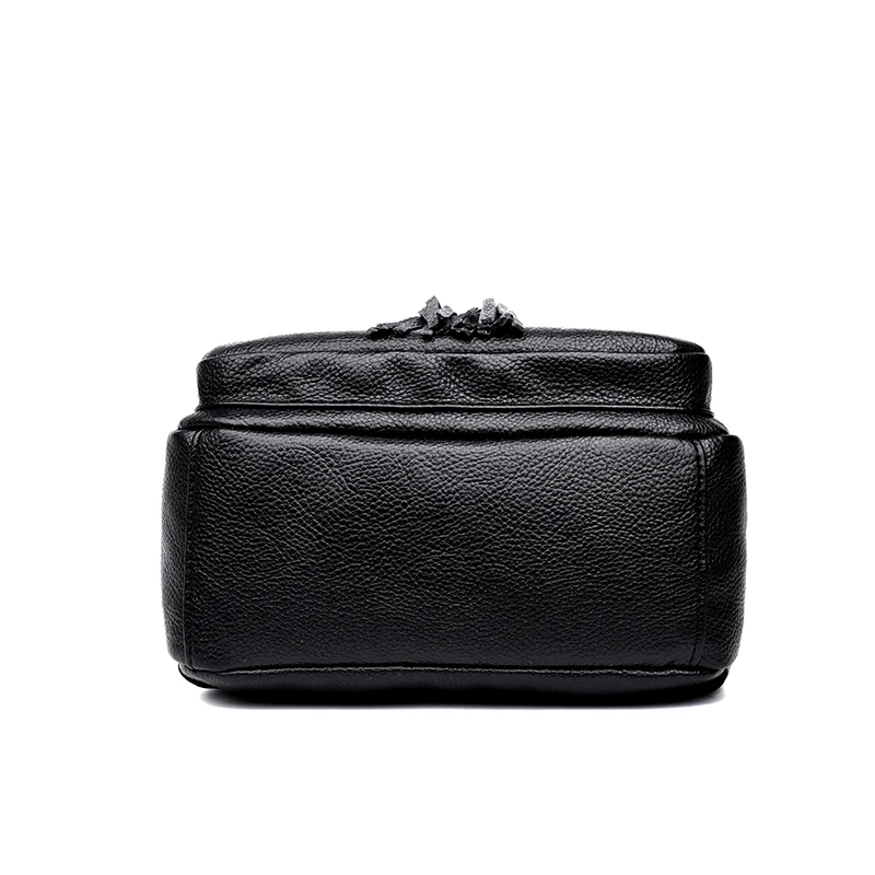 Dropshipping Women Backpack High Quality PU Leather Bag For Teenage Girl Fashion Two Tassel Flap Daily School | Женские сумки