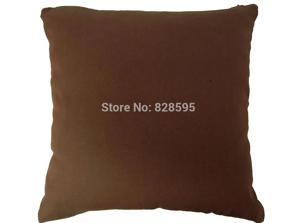 EA153 16 &quotx 16&quot/40x40 см однотонный черный хлопковый холст наволочка (1 шт.) номер