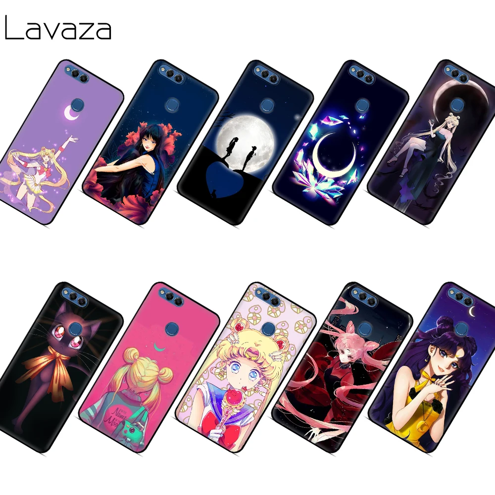 Чехол Lavaza с японским аниме Луной и глазами для Honor Mate 10 20S 6A 7A 7C 7X 8A 8C 8X 9 P9 Lite Pro Y6 Y7 Y9