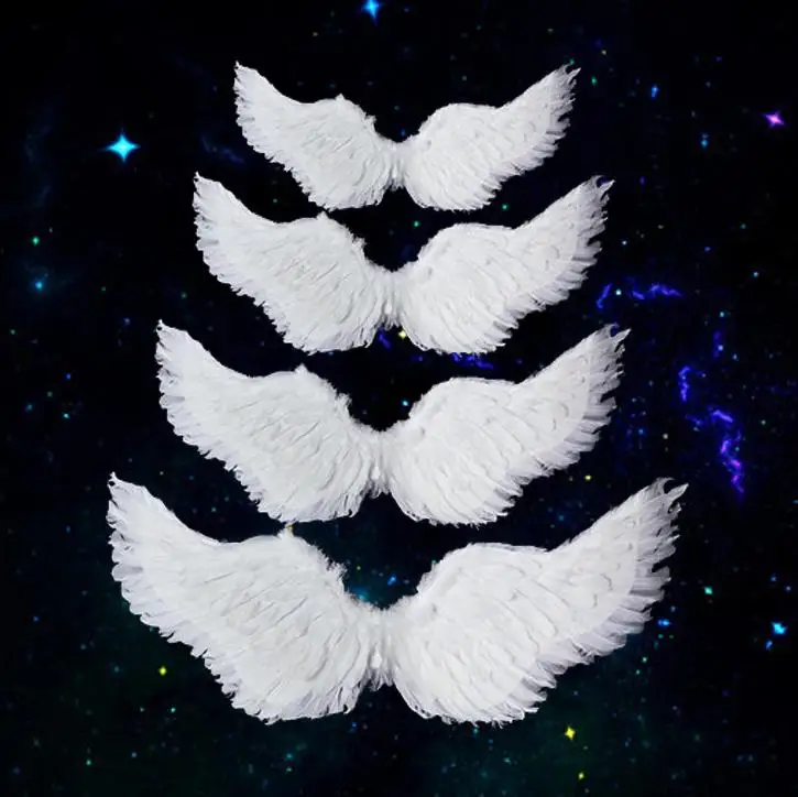 Крылья ангела белые перья крылья ласточки для детей взрослых выступлений перьев