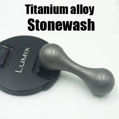 Stonewash TiTo EDC титановый сплав костной формы Карманный лимит движения руки мульти инструменты без пальца гироскоп - Цвет: Stonewash