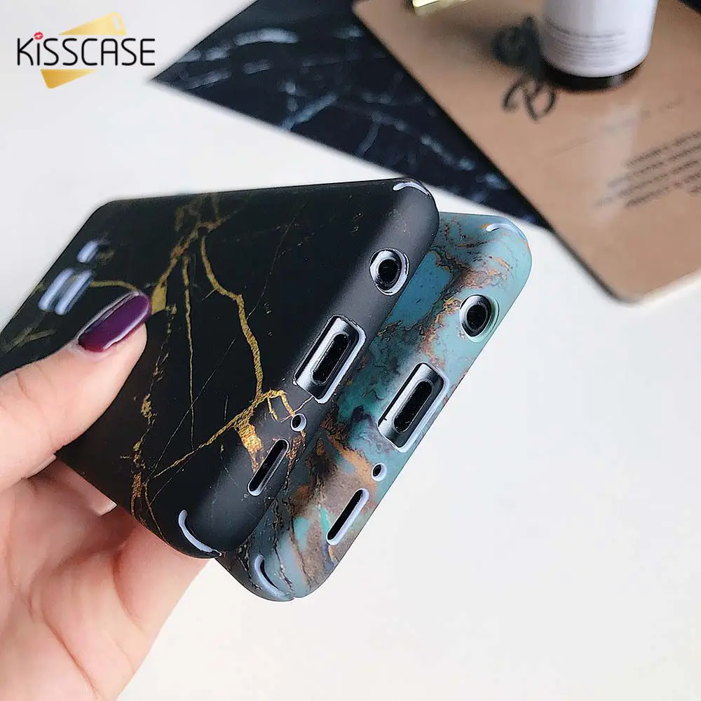 Роскошный Жесткий поликарбонатный чехол KISSCASE с водяным узором для Samsung S10 Plus S10e
