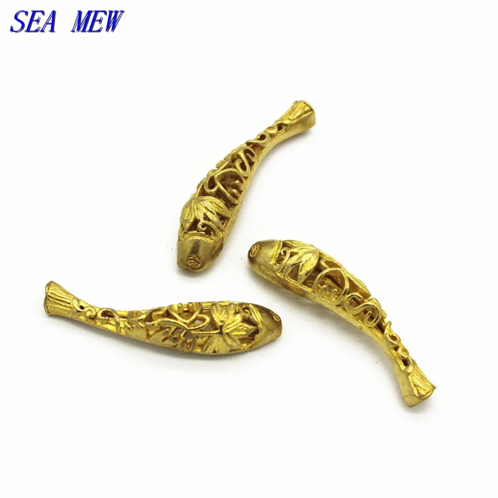 SEA MEW аксессуары для ювелирных изделий металлические латунные трубчатые бусины