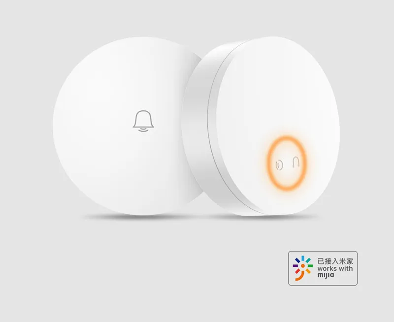 Беспроводной дверной звонок Xiaomi Mijia Linptech Wi-Fi с функцией интеллектуального управления памятью от Mijia 110-240 В переменного тока