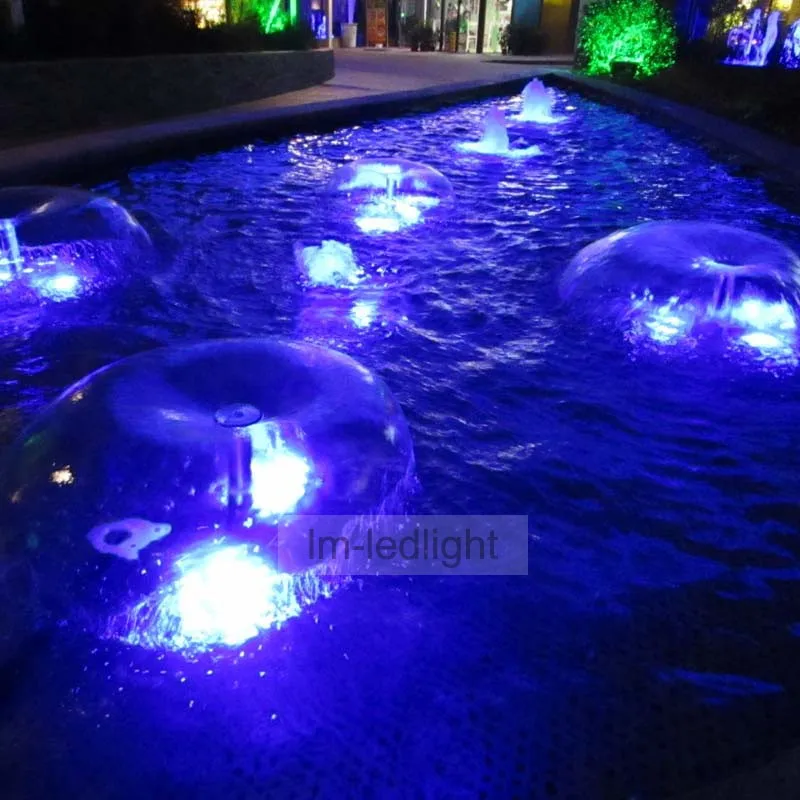 24В подводный rgb свет 12 Вт IP68 Водонепроницаемый фонтанный светильник led RGB