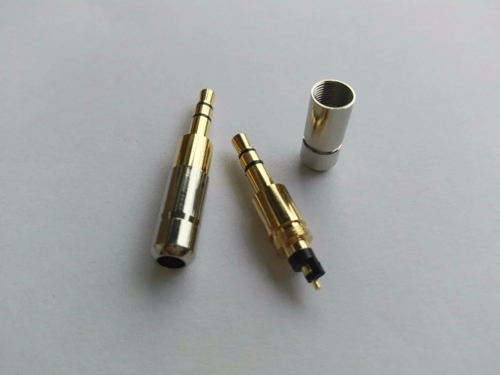 20 шт. мини медная позолоченная стерео ШТЕПСЕЛЬНАЯ ВИЛКА 3 5 мм аудиоразъем для