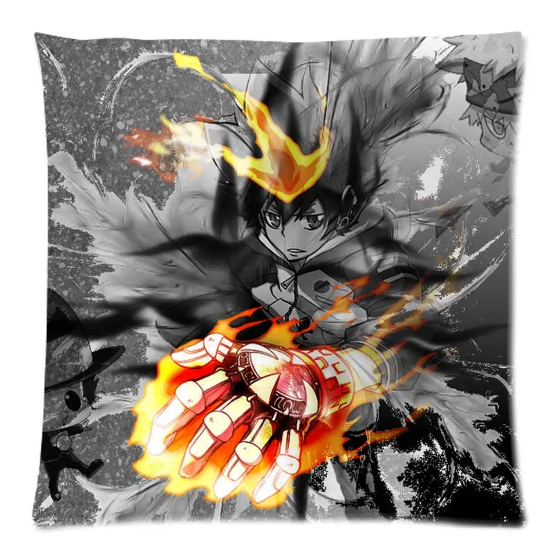 HITMAN REBORN! Подушка с принтом наволочка декоративная для дивана 45x45 см домашний