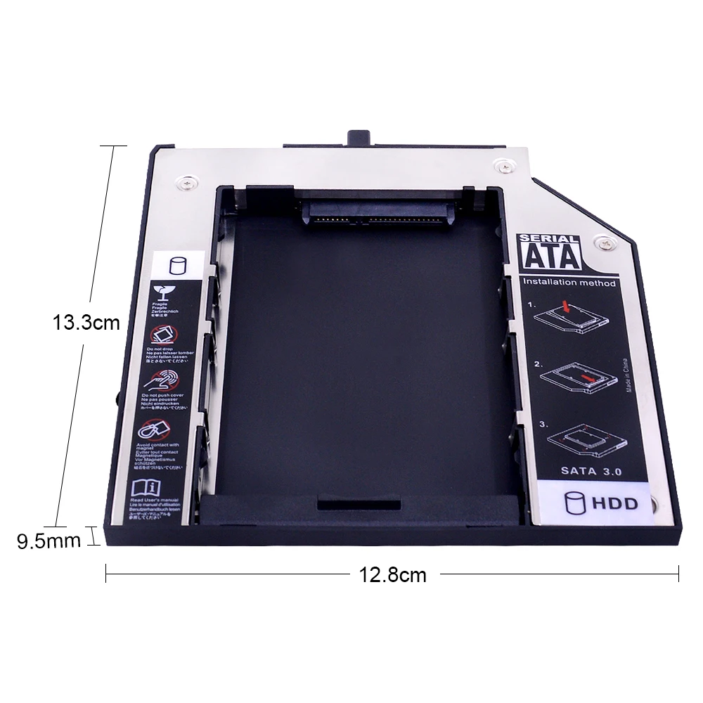 CHIPAL 2nd HDD Caddy 9 5 мм SATA 3 0 для 2 &quot2T SSD чехол Корпус жесткого диска Lenovo ThinkPad T400 T500 W500 T410