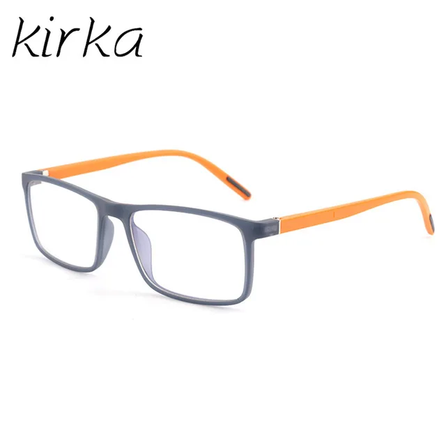 Кирка TR90, оправа, очки для детей, гибкие детские очки, оптические, для детей, оправа для очков, квадратные очки, детские очки для 6-10 - Цвет оправы: MB0205C21