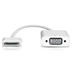 LBSC High Quality Ipad to VGA Cable Adapter for Apple Ipad, Ipad 2, the New Ipad 3, Iphone 4, Iphone 4s and Itouch 4