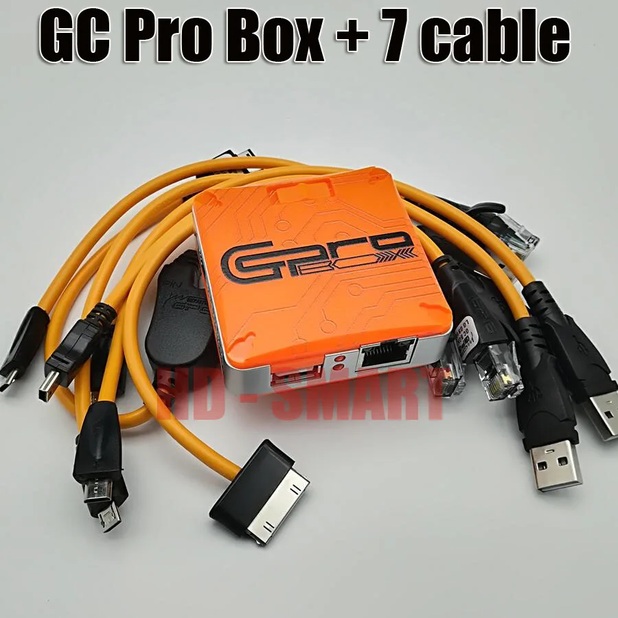 Новейший Verison GC Pro Box GC PRO BOX GcPro Box с 7 кабелями для samsung zte huawei MTK CDMA