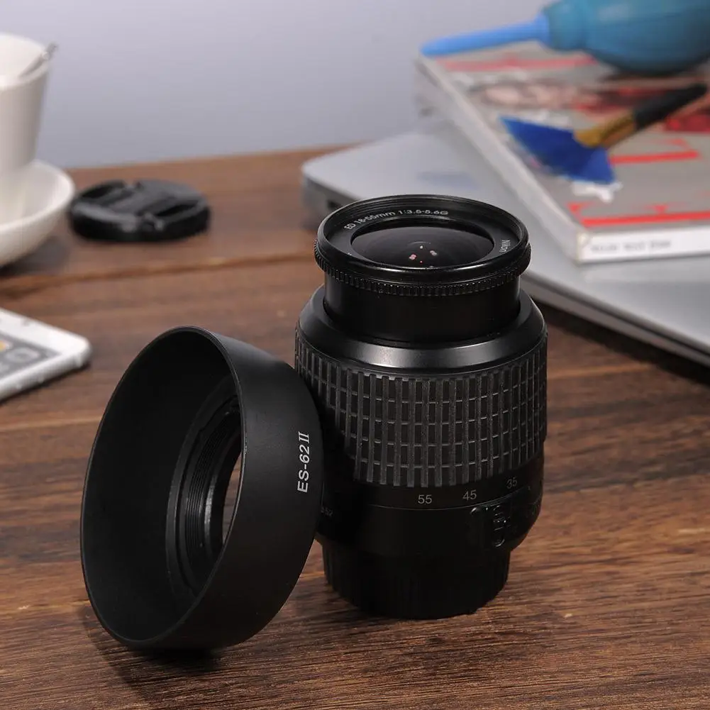 ES 62 байонетная бленда для Canon EOS EF 50 мм f/1 8 II объектива камеры|Бленды| |