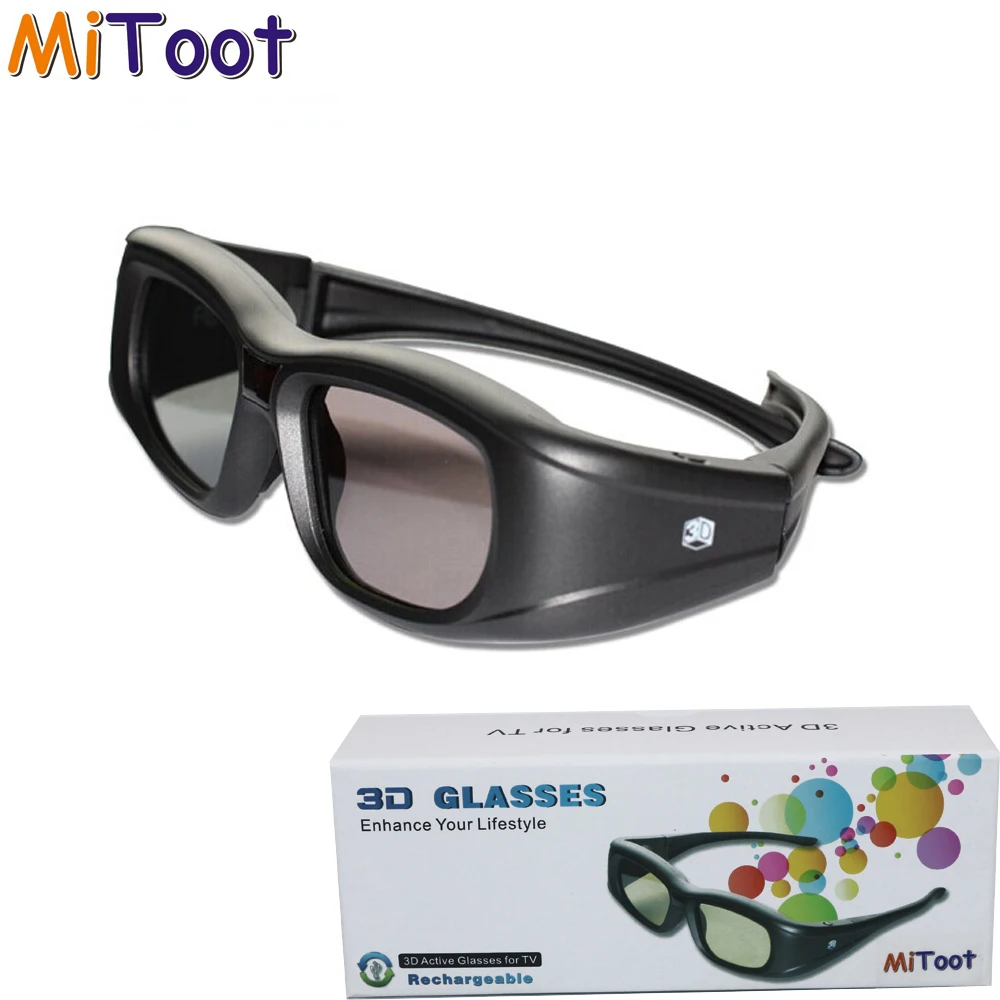 MiToot активный затвор 3D ик инфракрасные очки для проектора sony HW30ES 90ES Panasonic tv P50GT30C