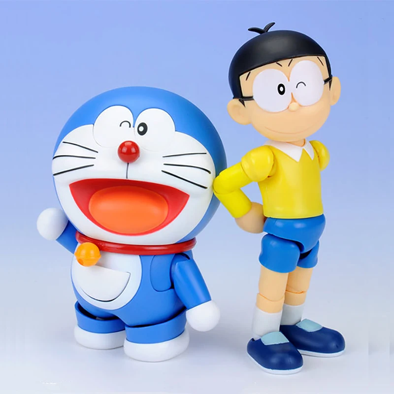 Высота каблука 10 см Nobi робот Pokonyan фигурка Doraemon трех типов лица пять пар глаз фигурку ПВХ игрушки для детей, подарок
