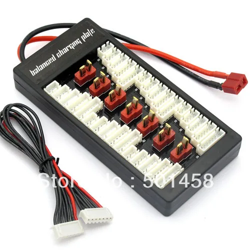 Параллельная зарядная плата T Plug балансировочная до 6 упаковок 2 6s Lipo LiFe Lion