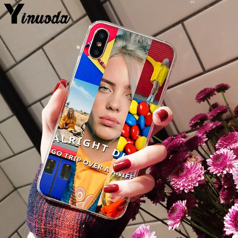A16 Yinuoda Billie Eilish Khalid прекрасный горячий певец звезда прибытие сотовый телефон чехол для iPhone X XS MAX 6 6s 7 7plus 8 8Plus 5 5S SE XR - Цвет: A16
